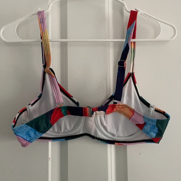 Multi-Colored Underwire Bikini Set size L NEW - Picture 5 of 9